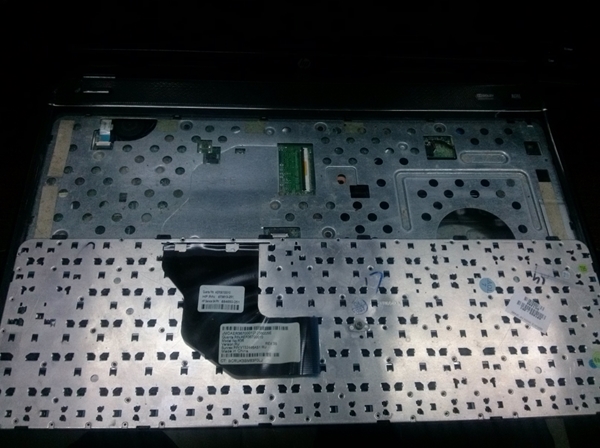 Начало чистки ноутбука HP G6